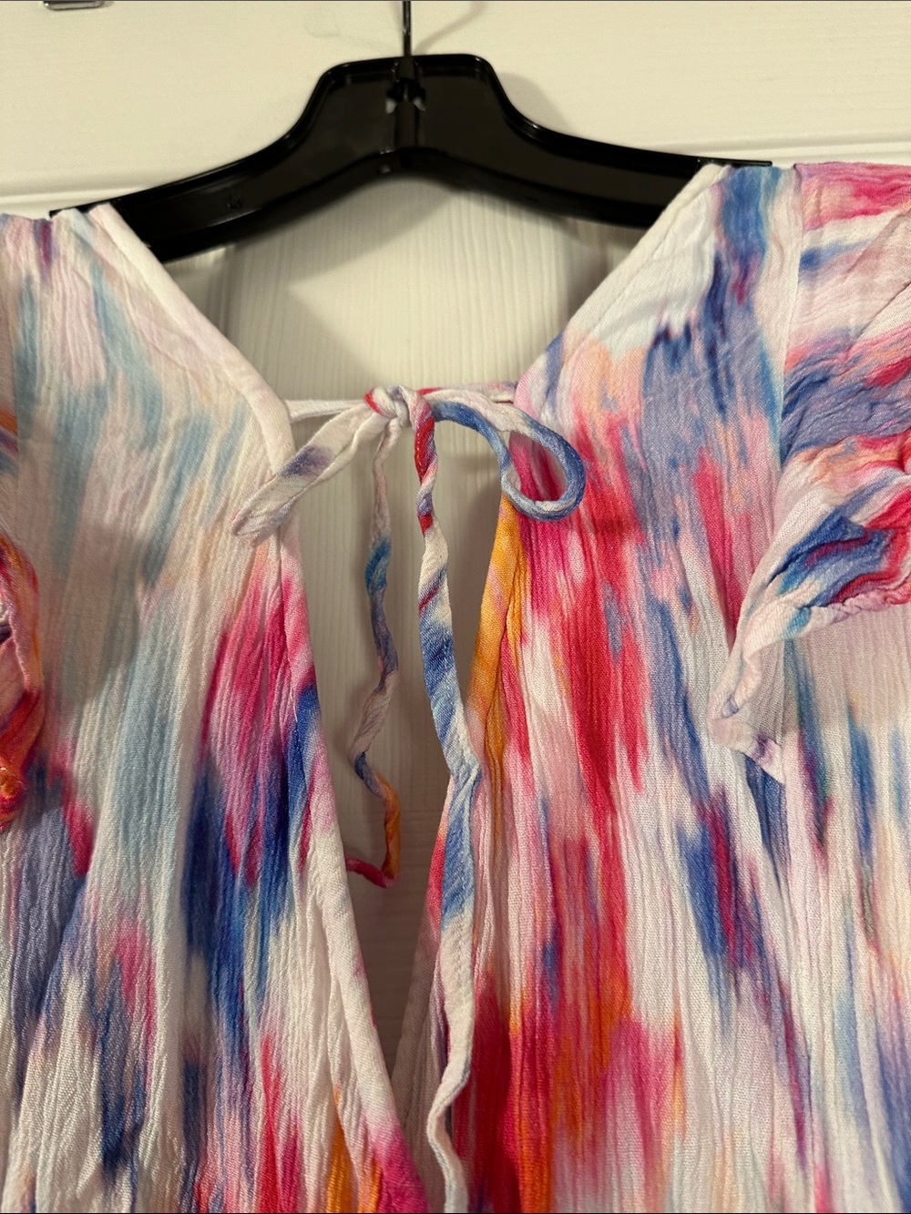 torrid Multicolor Watercolor High-Low Ruffle Dress - Picture 3 of 3